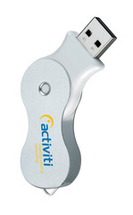 USB med logo