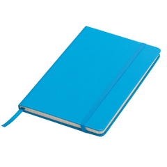 "A5" Notesbog med lomme og bånd. 