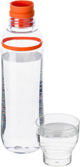 Vattenflaska i plast med logga (750 ml)