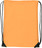 Drawstring bag fluor orange