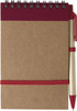 Recycled notebook red