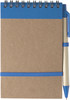 Recycled notebook blue