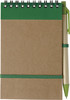 Recycled notebook green1