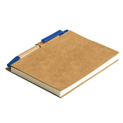Miljøvennlig notatbok med resirkulert papir, biomateriale. 80 sider 