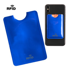 RFID kreditkortholder til mobilen med logo. KUN PÅ LAGER I FARVEN HVID