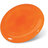 Orange frisbee med logo