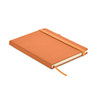 Orange notesbog