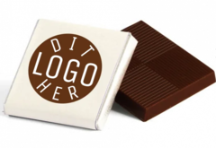 Firma chokolade med logo