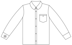 Shirt h%c3%b8jre %c3%a6rmeende